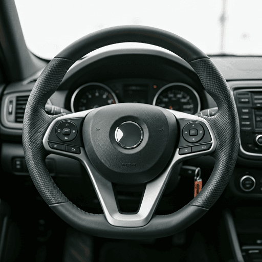 Steering Wheel Close Up